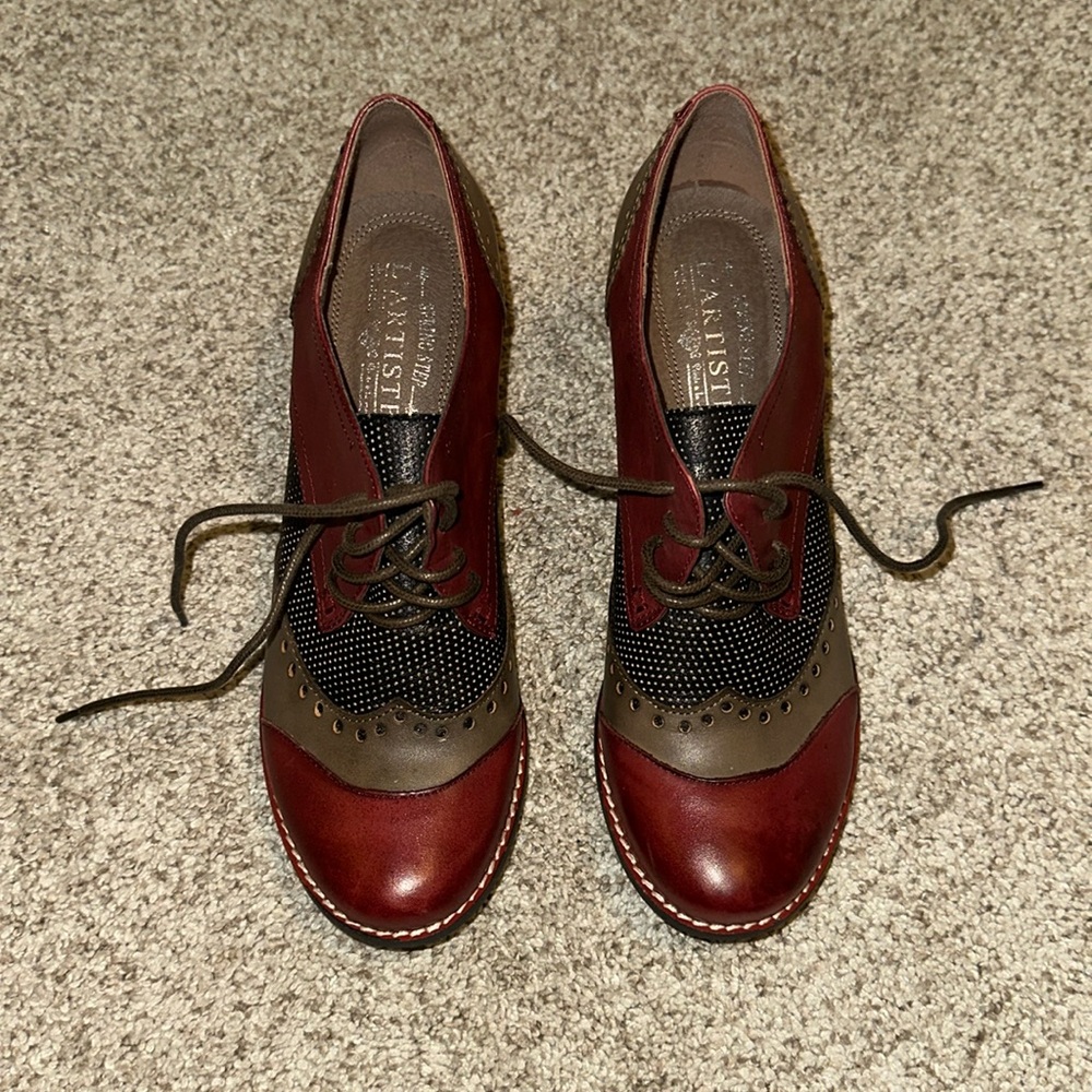 L’artiste Spring Step Brynn Dark Red Multi Lace U… - image 2